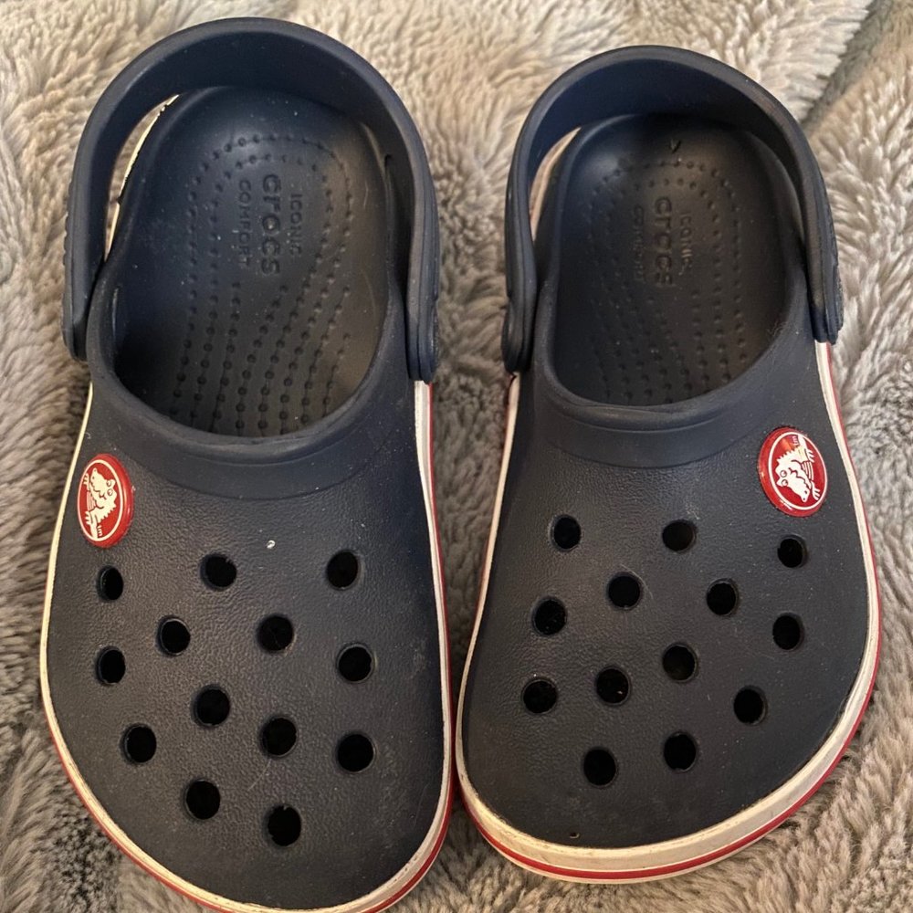 Crocs Kids' Chevron Beaded Clog Toddler Size 8